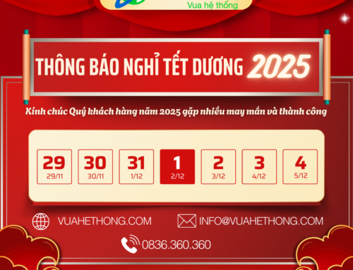 THÔNG BÁO NGHỈ TẾT DƯƠNG LỊCH NĂM 2025